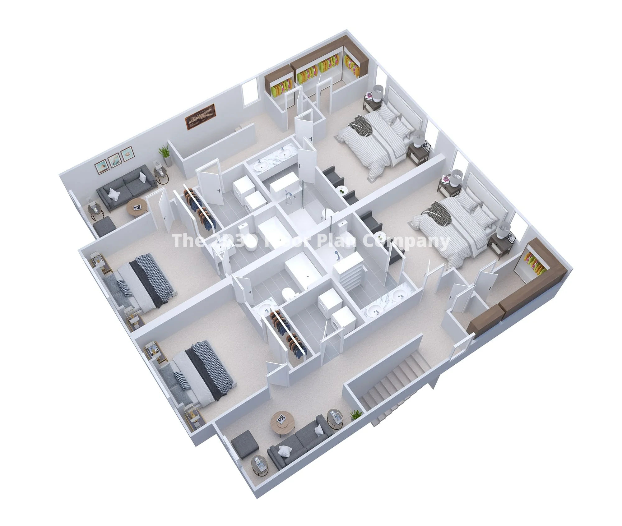 Duplex-3D-Second-Floor